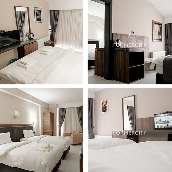 FormerCity Otel odalar sayfası bağlantısı